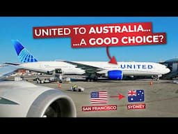 BRUTALLY HONEST REVIEW | Solid Economy Experience aboard UNITED's Boeing 777-300ER to SYDNEY!