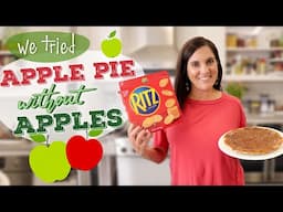 We Tried Making Apple-Less Apple Pie | Mock Apple Pie Recipe Review | MyRecipes