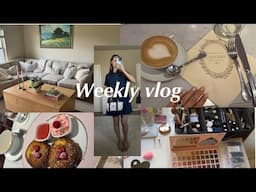 vlog: decorating for spring, brunch at Ladureé, bridal makeup trial