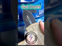 Tesla Attack Dent Repair - News Today! #bodywork #pdrtraining