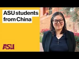 From China to ASU
