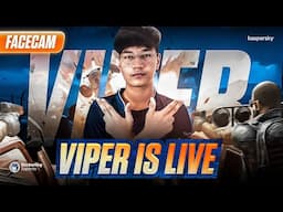 🔴PLAYING ULTIMATE ROYALES WITH FACECAM!! | iQOOxRGEViPER IS LIVE!! | #bgmilive