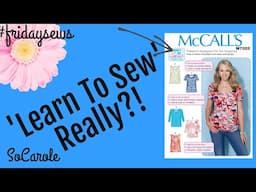 2 PATTERN REVIEWS! - New Look & McCalls #fridaysews 4thApril25
