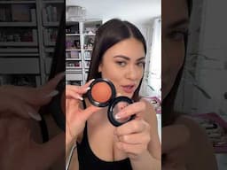 Trying Saie blush in shade Ciao 🤎 #blonzer