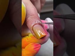 Summer gradient nails 🌴🍹💅🏻#shorts