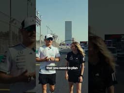 Doriane and Valtteri’s Saudi Arabian Grand Prix Track Walk! 🚶‍♀️🚶