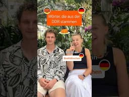 Wörter, die aus der DDR stammen 🇩🇪