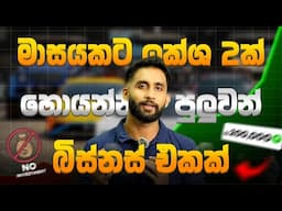 කිසිම අයෝජනයක් නැතුව මාසයකට ලක්ශ 2ක් | Business Ideas in Sri Lanka Sinhala 2025 | No investment