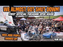 Over 4000 People Showed Up To Our Open House! (We Almost Got Shut Down!) - Vlog 185