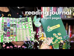 Updating my April reading journal for spring!