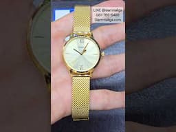 CASIO สีทองแจ่ม.ของสาวๆ #casio  #นาฬิกาข้อมือผู้หญิงสายเหล็กสีทอง
