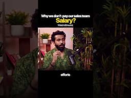 Why we don't pay our sales team salary? #smma #shorts #fyp #money