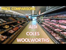 COLES vs WOOLWORTHS vs ALDI - Price Comparisons - Surprising?!?