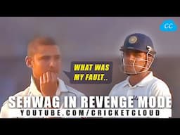 Sehwag in Revenge Mode – If You Poke Him, He Will break all Test Rules !!