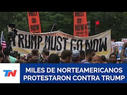 Miles de norteamericanos protestaron contra Trump: hay luto por el asesinato de una congresista