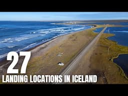 Iceland 4K - 27 Random Drone Landing Locations