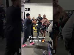 Kamaru Usman after his #UFCAtlanta win