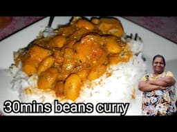 Beans curry for the working class people. A quick 30min hack for cooking delicious beans curry.🇿🇦