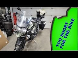 LOWERING THE TRIUMPH EXPLORER - I'm Too Short
