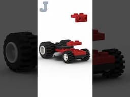 LEGO Riding Lawn Mower Speed Build #letsbuildlego