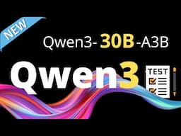 Surprising Performance of SMALL Qwen3-A3B MoE