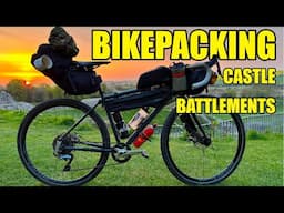Wildcamping in a Rab Ridge Raider hooped bivi #wildcamp bikepacking a castle and stop at brewery 192
