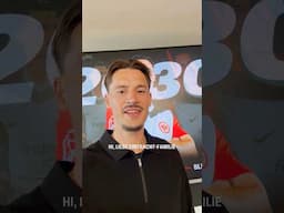 Unser Abwehrchef mit einer Nachricht für euch! 😍