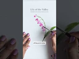 Day 1 Lily of the Valley #springwithwatercolour #challenge #DIY #arttherapy
