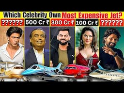 Top 10 Indian Celebrities Who Own Most Expensive 🤑 Luxury Private Jet ✈️️