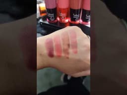 e.l.f. Lip and Cheek Stain + swatches #elfcosmetics