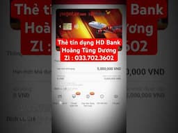 Hỗ trợ rút thẻ tín dụng Had Bank nhanh chóng | hướng dẫn rút thẻ tín dụng về ATM #tindung
