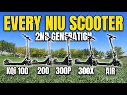 Exploring NIU's Latest Scooters: Full KQi Gen 2 Lineup Comparison!