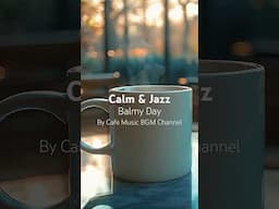 A #PeacefulMorning With #HotCoffee and #SmoothJazz Flowing Through the Air in a Cozy Cafe Corner