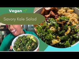 Vegan Savory Kale Salad