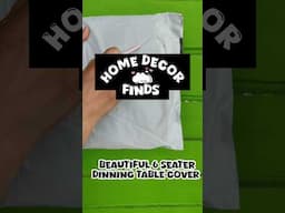 meesho pretty home decor finds || meesho dinning table cover #decoraccessories #shorts #yt