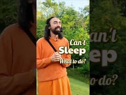Can't sleep, What to do? Swami Mukundananda #shorts