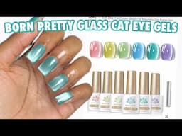 The BEST Cat Eye Gel Polish | Born Pretty Pastel Glass Cat Eye Gel How To Do Magnetic Cat Eye Nails