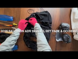 Salomon Running ADV Skin 12L Set Running Vest Pack and Go Demo