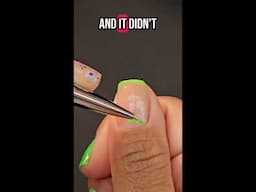 Green Minimal Nail Art