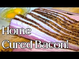 How To Make Home Cured, Home Smoked Bacon!  Duroc Pork Bacon