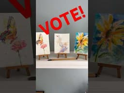 Vote for your favorite transparent watercolor in the comments!