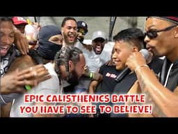 EPIC Calisthenics Battle You Have To See To Believe! Scrump Loc vs Auner Cardona | That's Good Money
