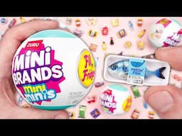 Opening The Mini Brands Mini Minis Fill The Fridge