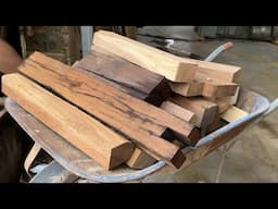 Don't Throw It Away! He's Reusing These Wood Scraps!