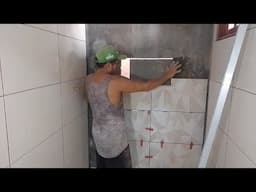 O pedreiro cometeu o erro eu tive que consertar