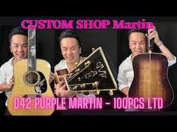 MARTIN CUSTOM SHOP- D42 Purple Martin LTD 100pcs in the world  @citymusicsg