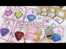 Aesthetic Product Making & Packaging | Mirror Keychain Edition 🪞💌