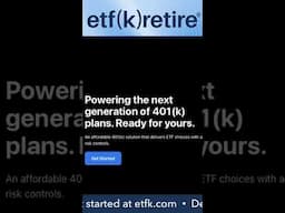 Here's how to add ETFs to your 401k Retirement Plan