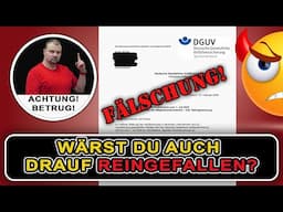 Gefälschtes Anschreiben- Rechnungen von der BGN / DGUV | Wärst du auch drauf reingefallen?