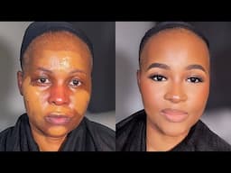 SOFT GLAM MAKEUP ROUTINE ON MY CLIENT // BEGINNERS FRIENDLY